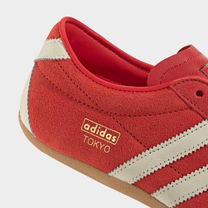 Women's adidas Originals Tokyo Casual Shoes - Part 3 - Red/Off White/Gum - Detail shot