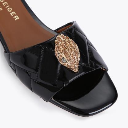 Kurt Geiger London Kensington Flat Sandal - Black - view 4
