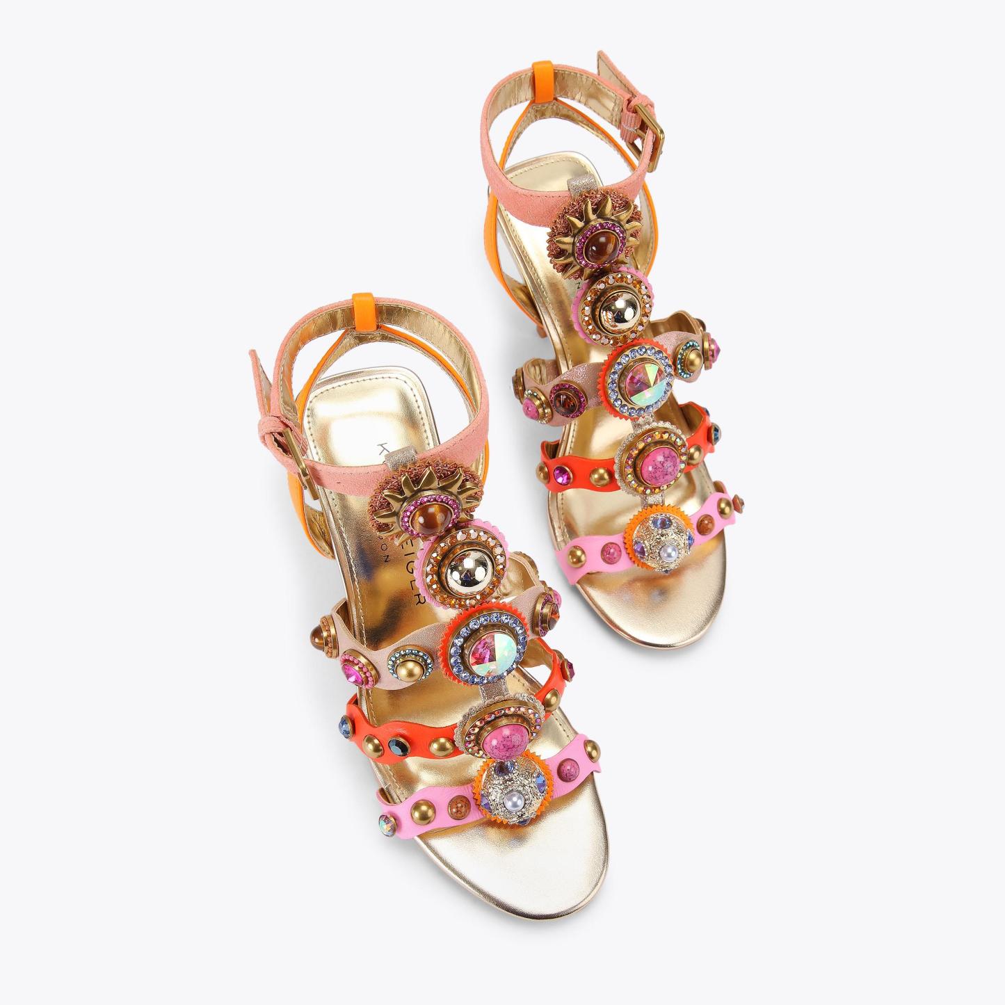 Kurt Geiger London Octavia High Gladiator Heel - Multi Colored - view 3
