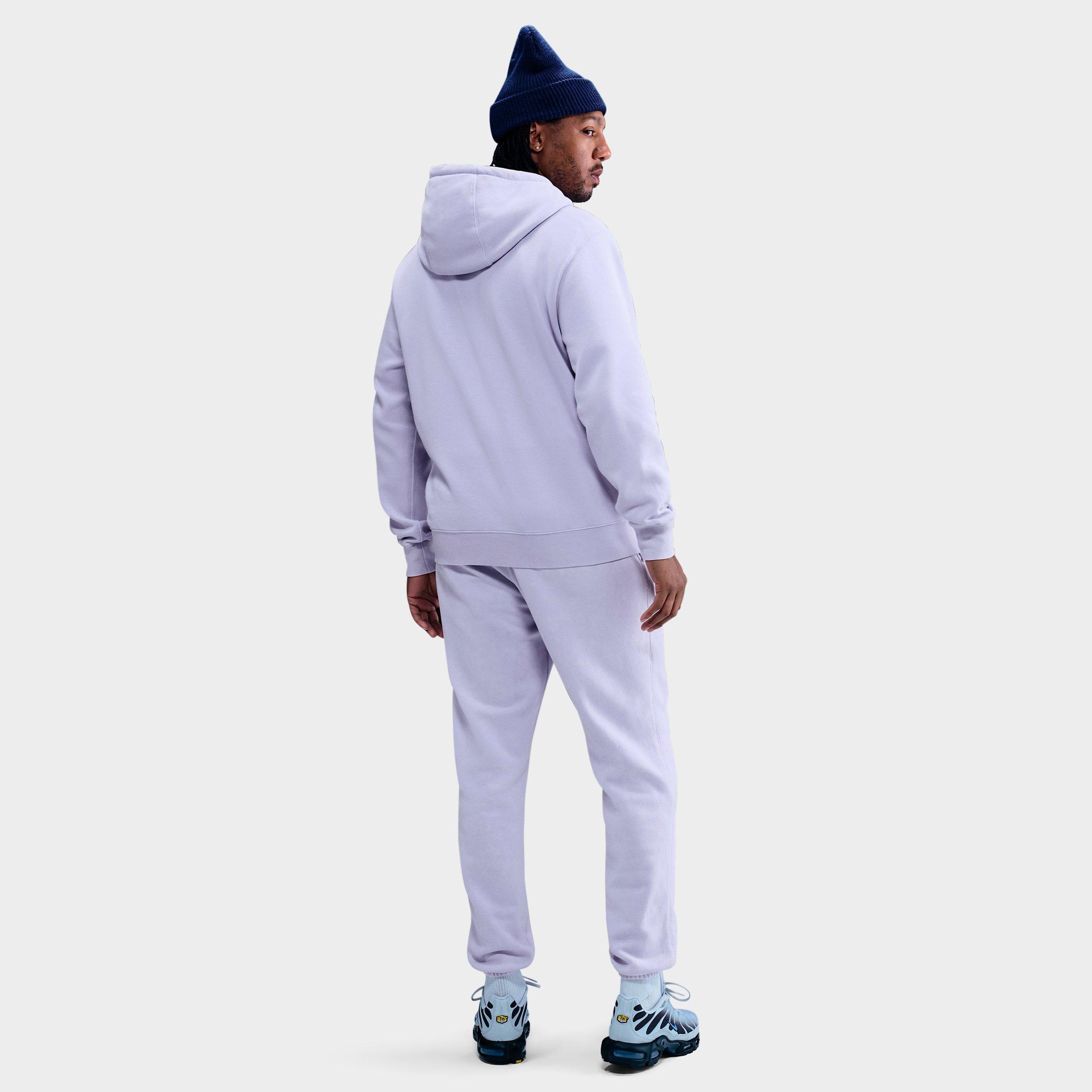 Men's Nithtke Sportswear Club Washed Fleece Hoodie - Ghost/Ghost