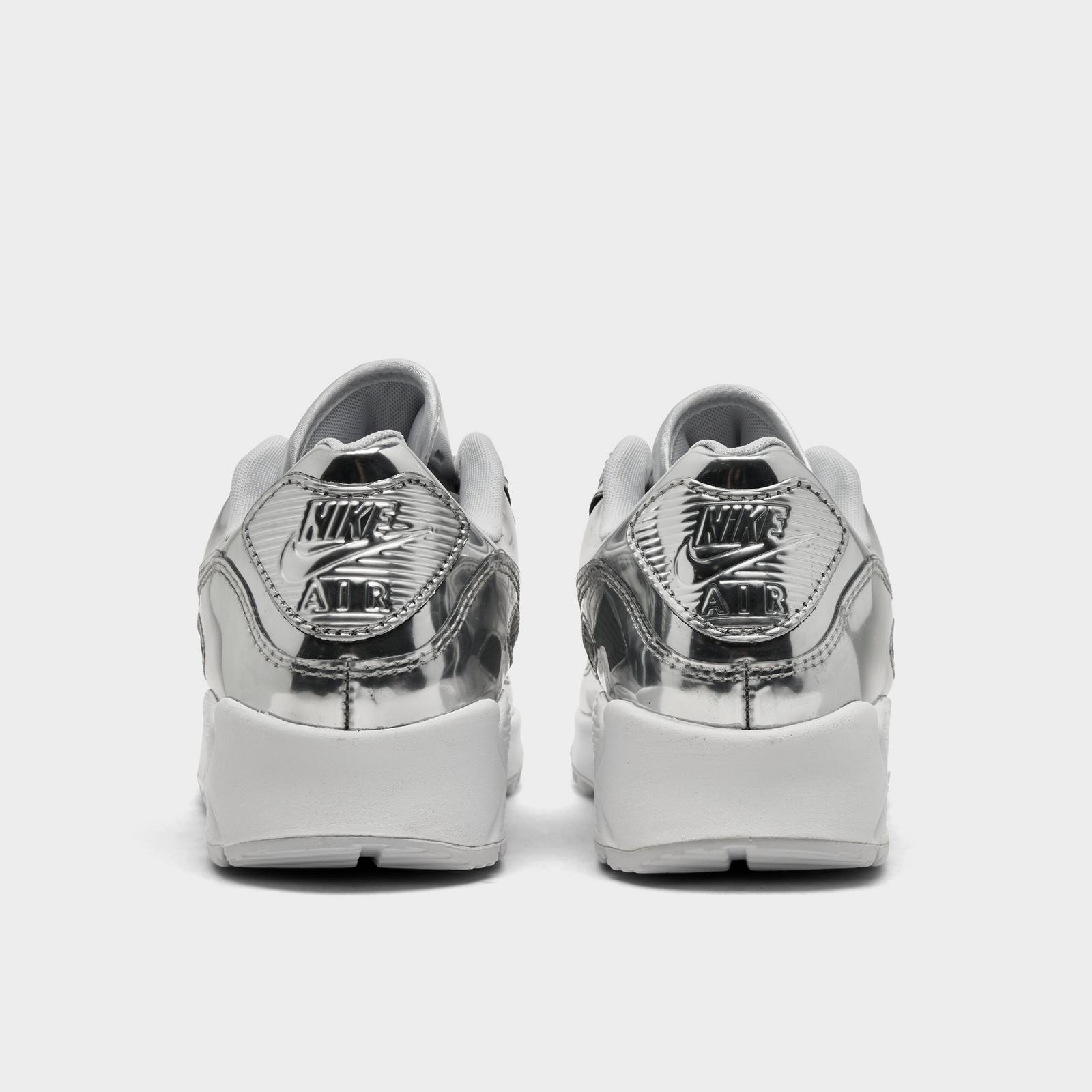 Women's Nike Air Max 90 SP Casual Shoes - Chrome/Pure Platinum/White