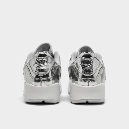 Women's Nike Air Max 90 SP Casual Shoes - Chrome/Pure Platinum/White