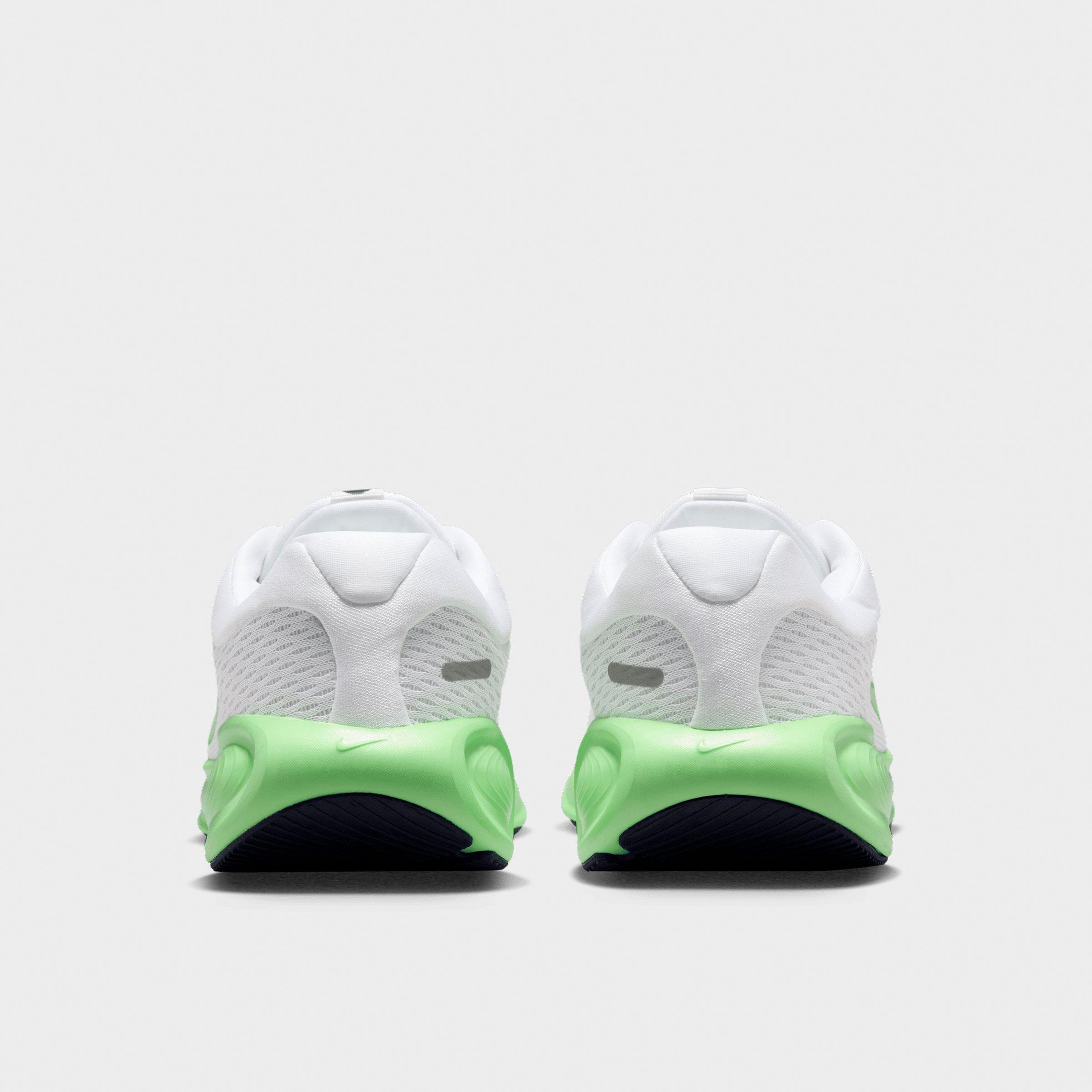 Big Kids' Nithtke Stellar Ride Running Shoes - White/Photon Dust/Green Spark/Illusion Green - Back view