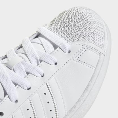 Women's adidas Originals Superstar II Casual Shoes - Cloud White/Cloud White/Core Black - Detail shot