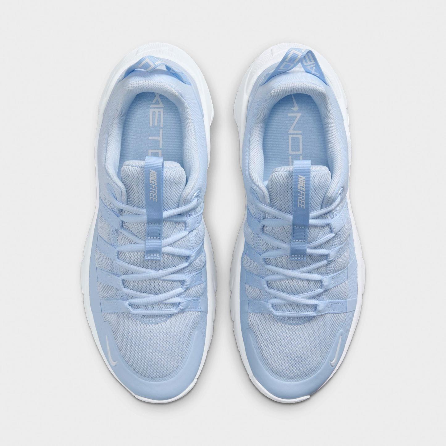 Women’s Nithtke Free Metcon 7 Training Shoes - Part 1 - Hydrogen Blue/Football Grey/White - Top view
