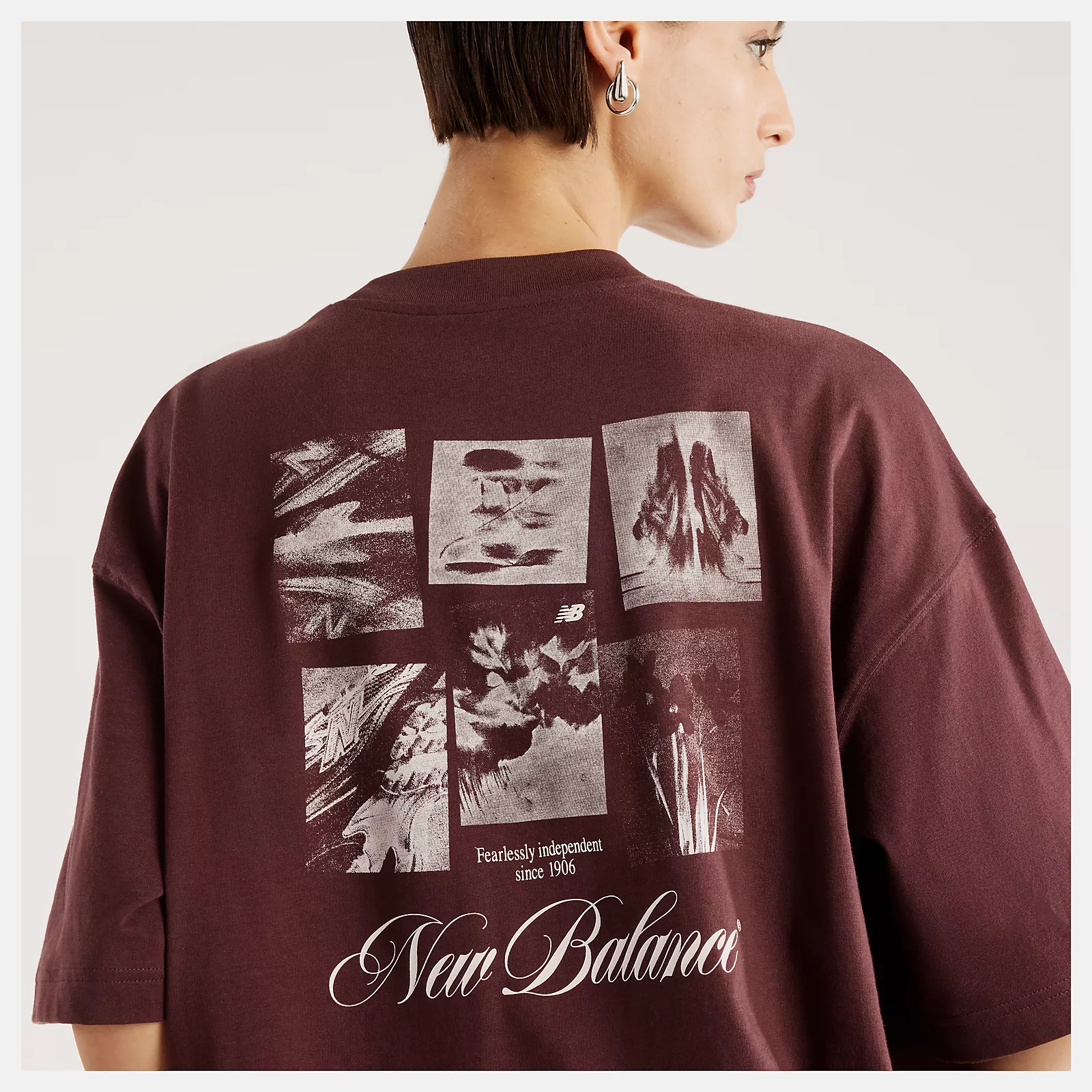 New Balance Pressed Flowers Memories Oversized T-Shirt, WT6289QPYLR