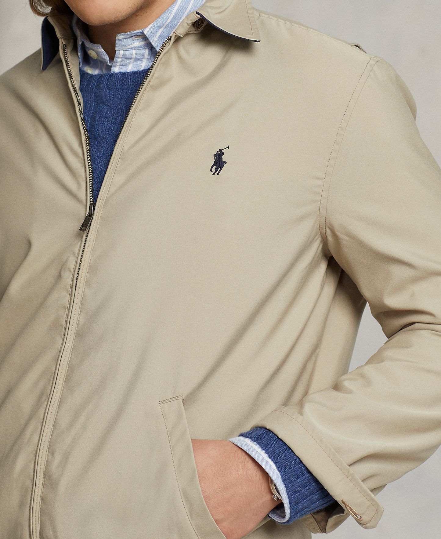 Polo Ralph Lauren Men's Lightweight Windbreaker - Khaki