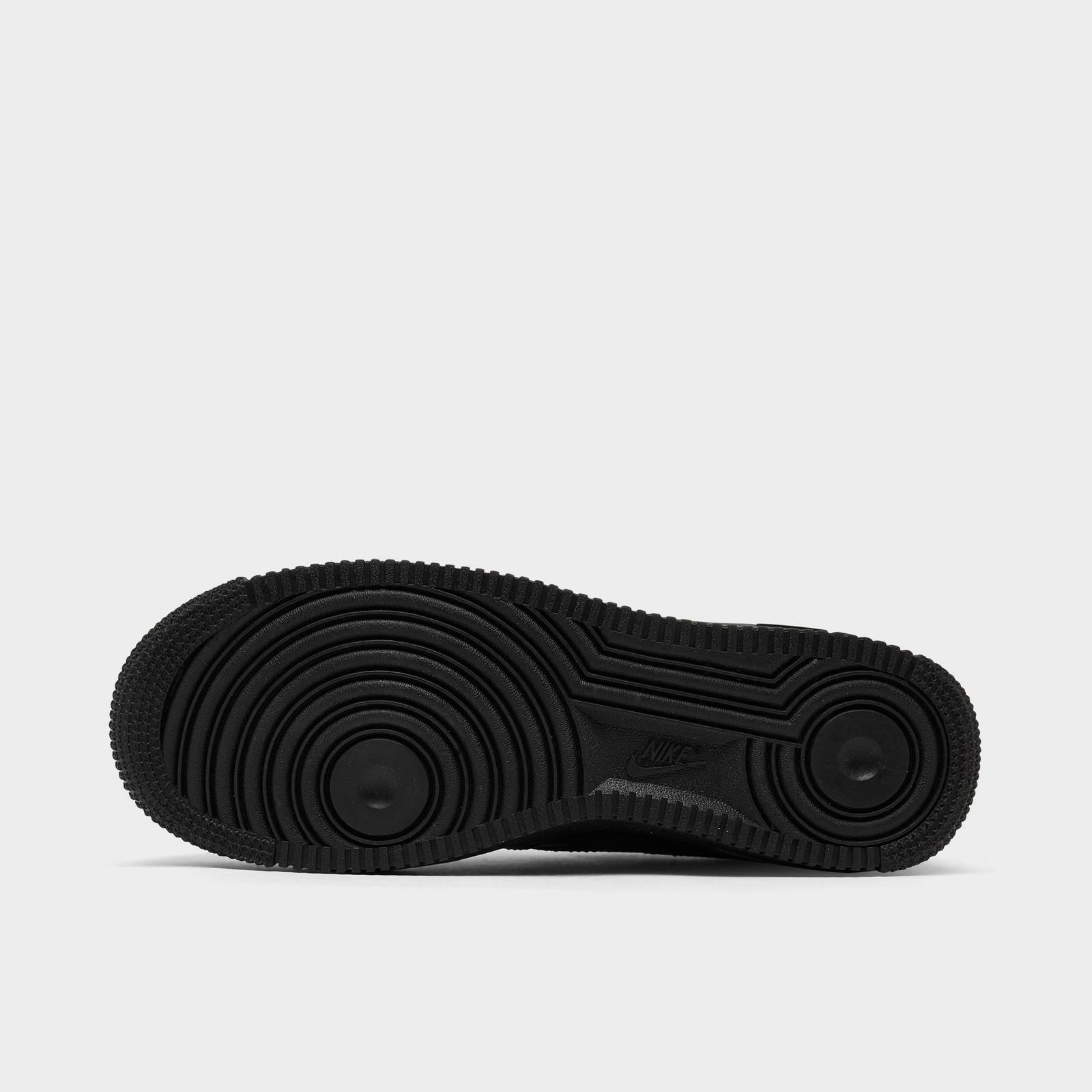 Big Kids' Nike Air Force 1 Low Casual Shoes - Black/Black