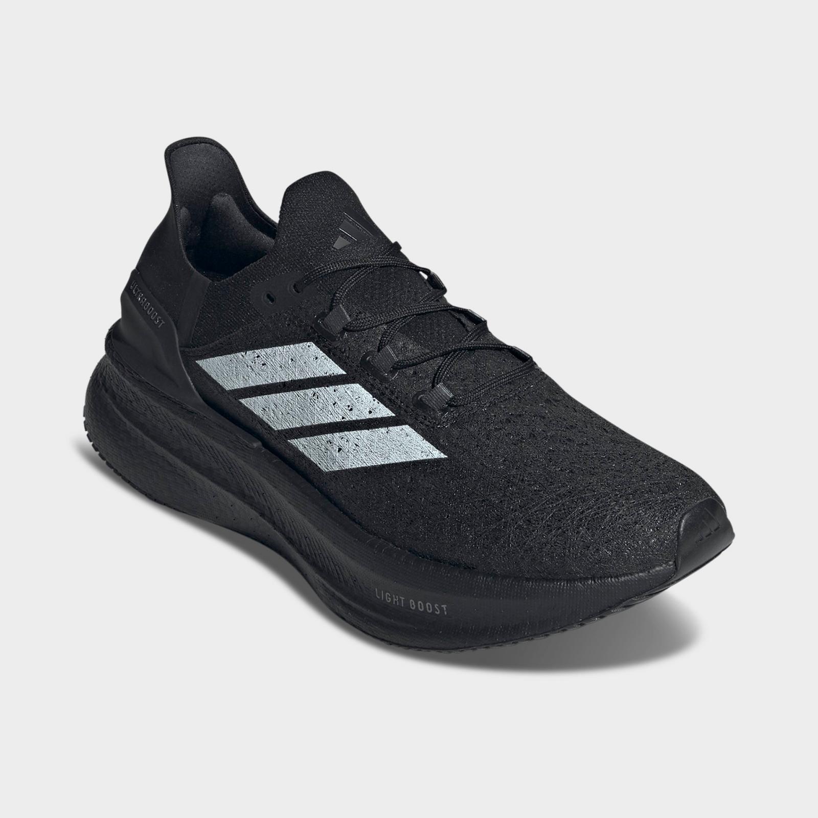 Men's adidas Ultraboost 5 Strung Running Shoes - Black/White/Iron Metallic - view 2