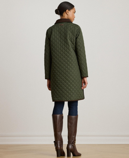 Lauren Ralph Lauren Women's Diamond-Quilted Coat, Created for Macy's - Litchfield Loden