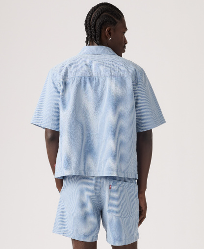 Levi's Men's Short-Sleeve Mechanic Boxy Shirt - Quiet Harbor