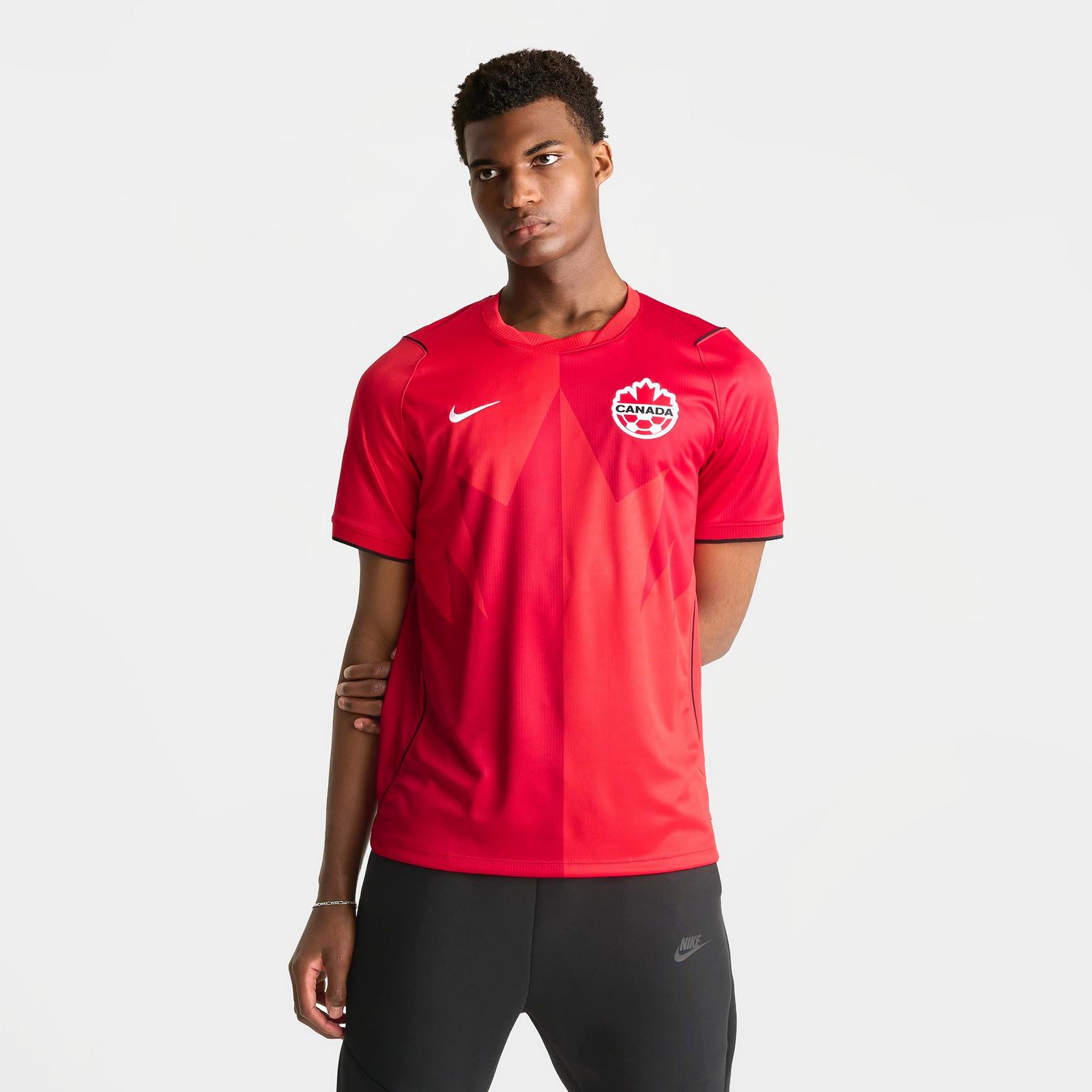 Men's Nike Canada 2026 Stadium Home Dri-FIT Replica Soccer Jersey - Red