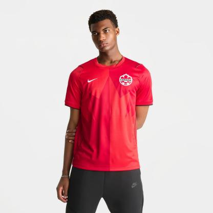 Men's Nike Canada 2026 Stadium Home Dri-FIT Replica Soccer Jersey - Red