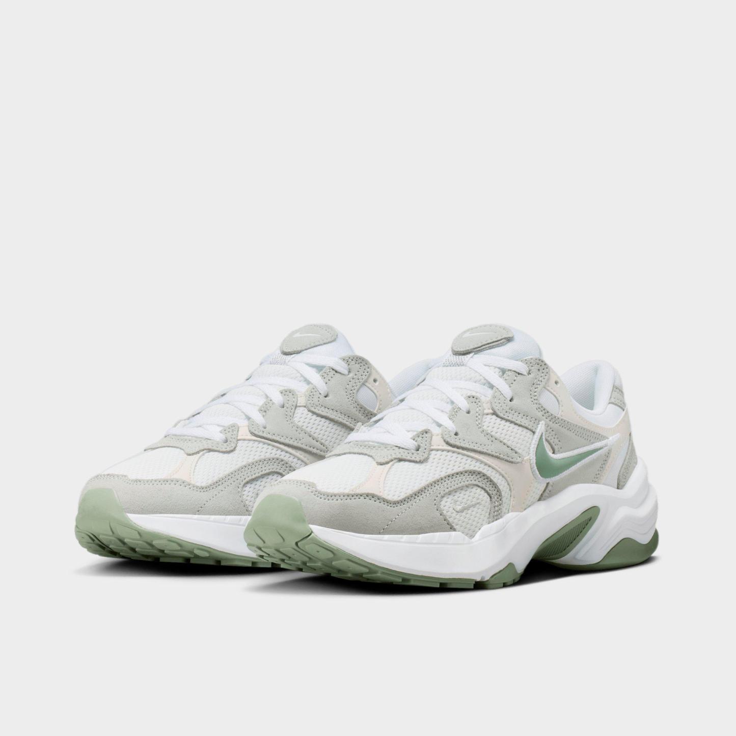 Women's Nithtke AL8 Running Shoes (RUNINSPO) - White/Phantom/Light Silver/Steam - Both shoes facing left