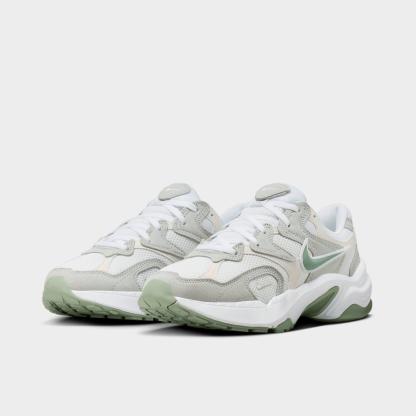 Women's Nithtke AL8 Running Shoes (RUNINSPO) - White/Phantom/Light Silver/Steam - Both shoes facing left