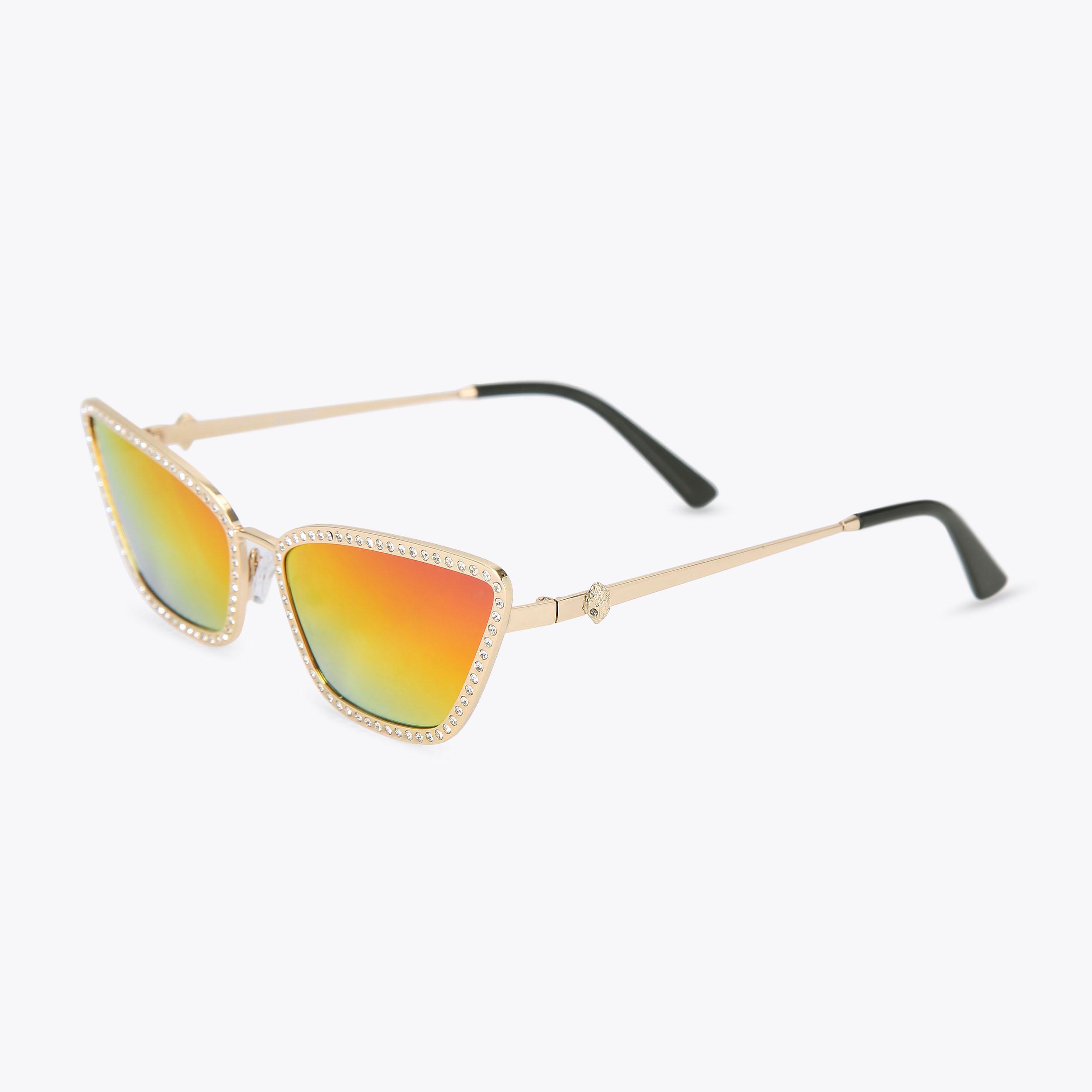 Kurt Geiger London Small Shoreditch Cat Eye Sunglasses - Multi Colored - view 3