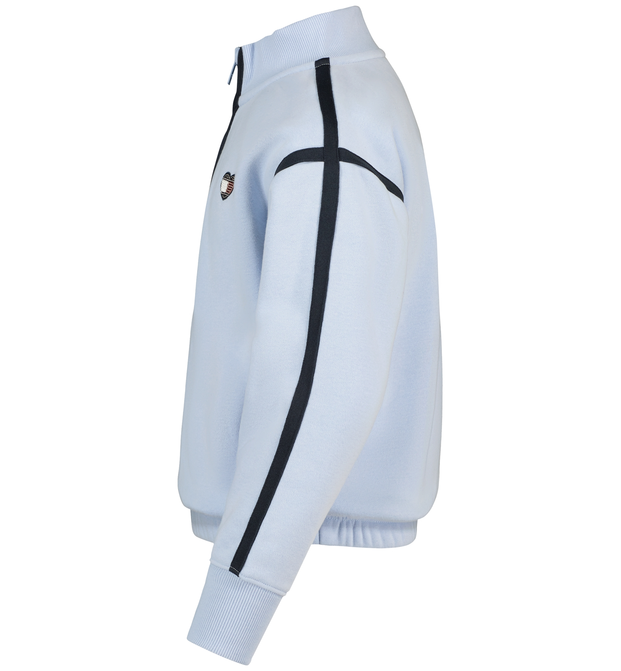Tommy Hilfiger Girls' 7-16 Fleece Quarter-Zip Sweatshirt - Kentucky Blue