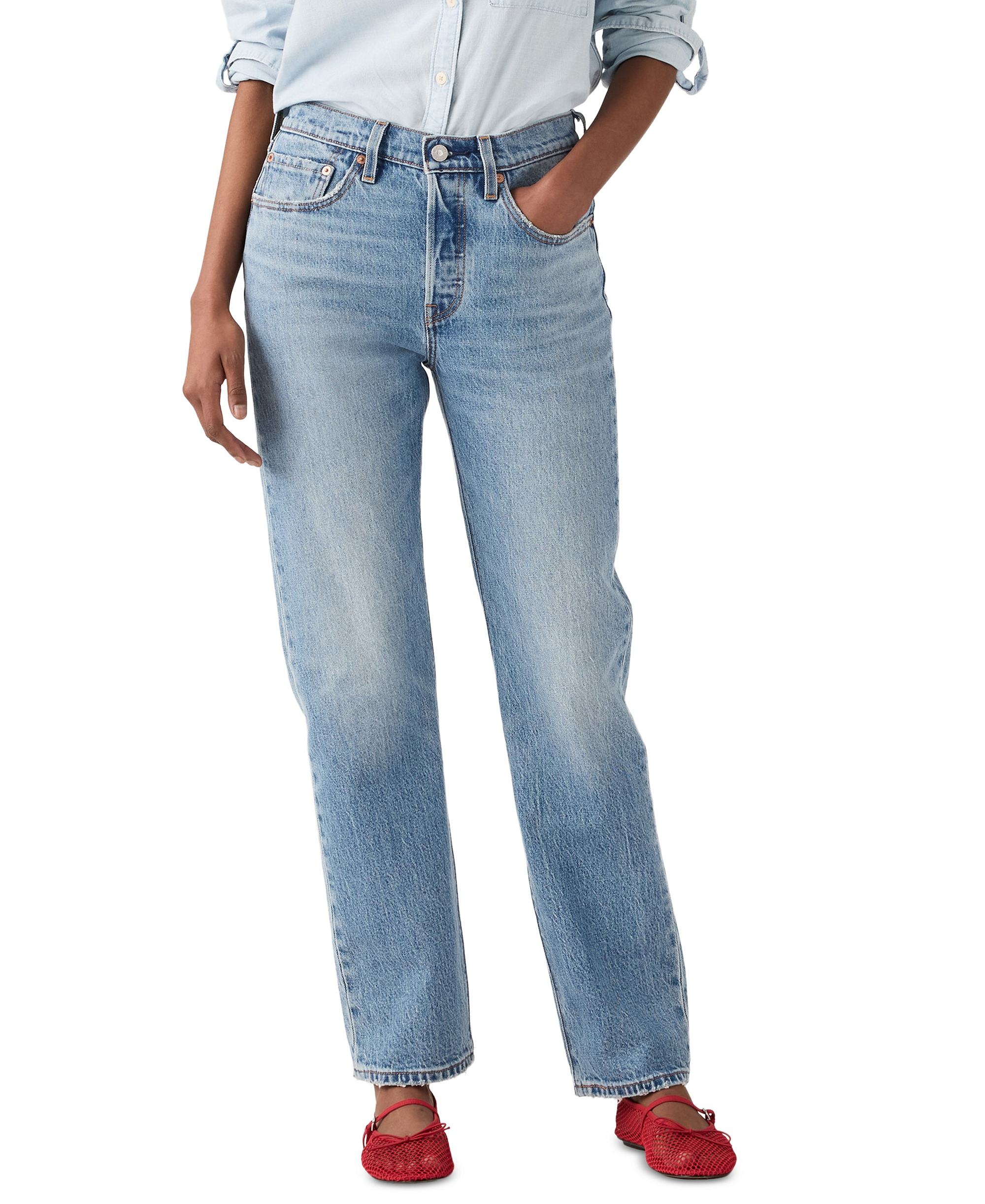 Levi's Women's 501 Original-Fit Straight-Leg Jeans - Grand Magic