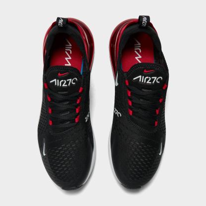 Men's Nithtke Air Max 270 Casual Shoes - Part 1 - Black/University Red/Anthracite/White - Top view