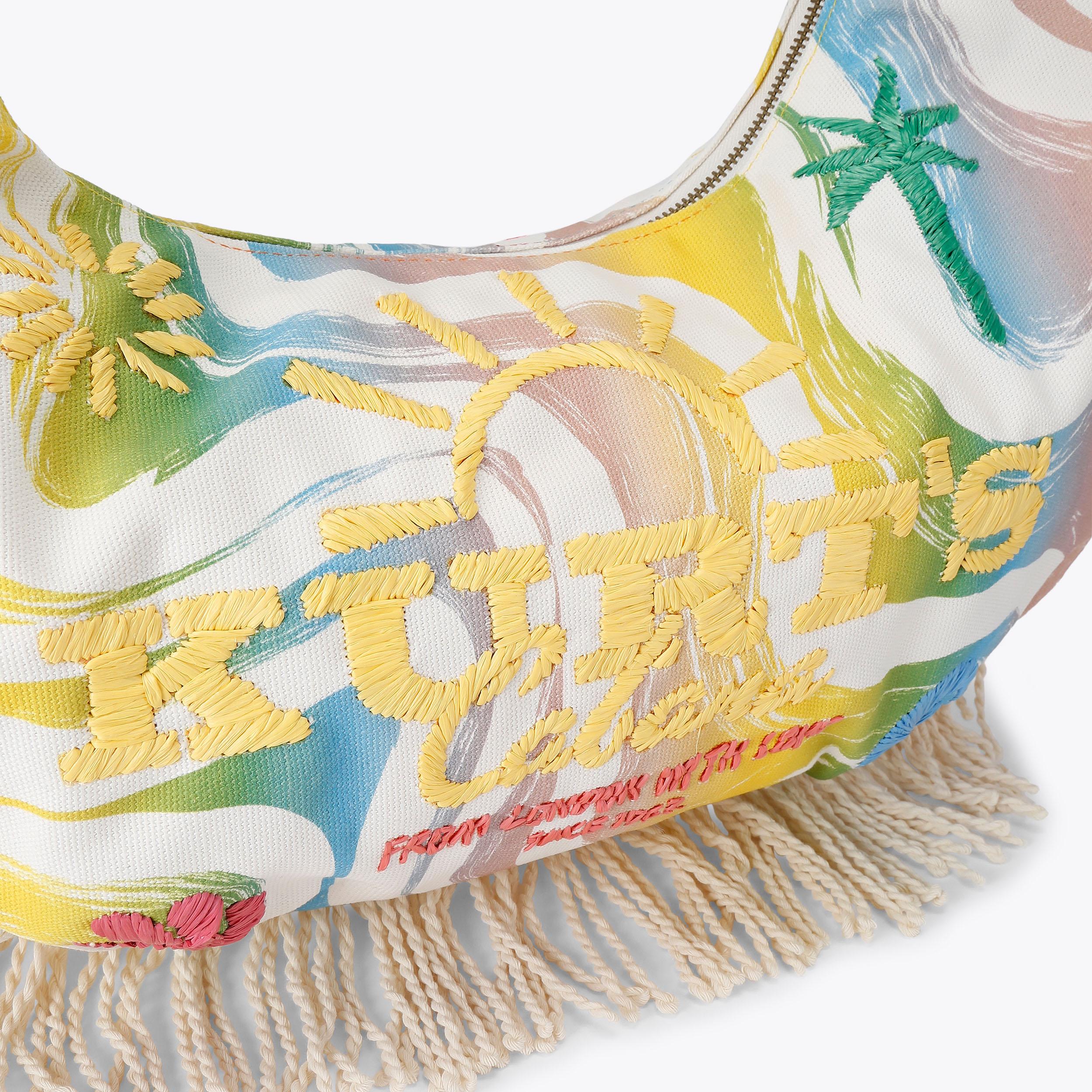 Kurt Geiger London Kurt's Cabana Large Hobo Fringe - Multi Colored - view 5