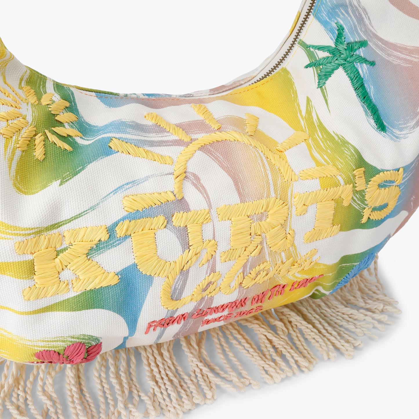 Kurt Geiger London Kurt's Cabana Large Hobo Fringe - Multi Colored - view 5