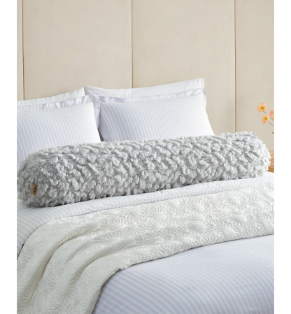 UGG® Shira Textured Bolster, 48" x 8" - Stone