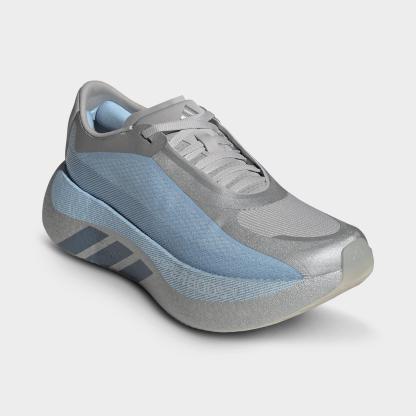 Women's adidas Hyperboost Edge Running Shoes - Part 1 - Grey Two/Steel/Clear Sky - Both shoes facing left