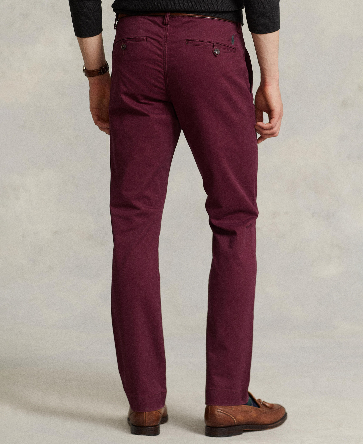 Polo Ralph Lauren Men's Stretch Slim Fit Chino Pants - Rich Ruby