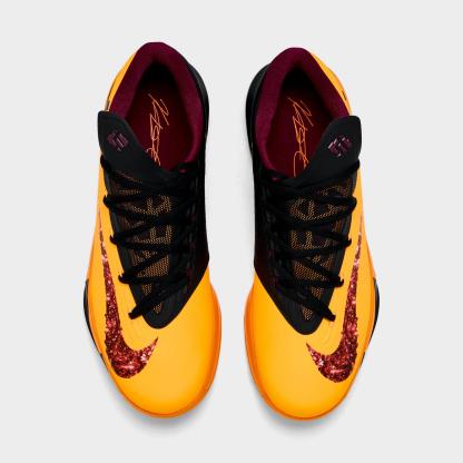 Men's Nike KD 6 Basketball Shoes - Laser Orange/Raspberry Red/Black