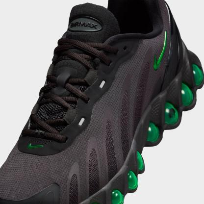 Men's Nithtke Air Max Dn8 Casual Shoes - Black/Dark Smoke Grey/Black/Green Strike - Detail shot