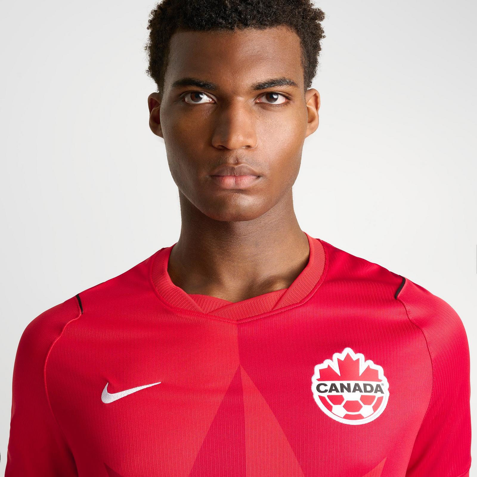 Men's Nike Canada 2026 Stadium Home Dri-FIT Replica Soccer Jersey - Red