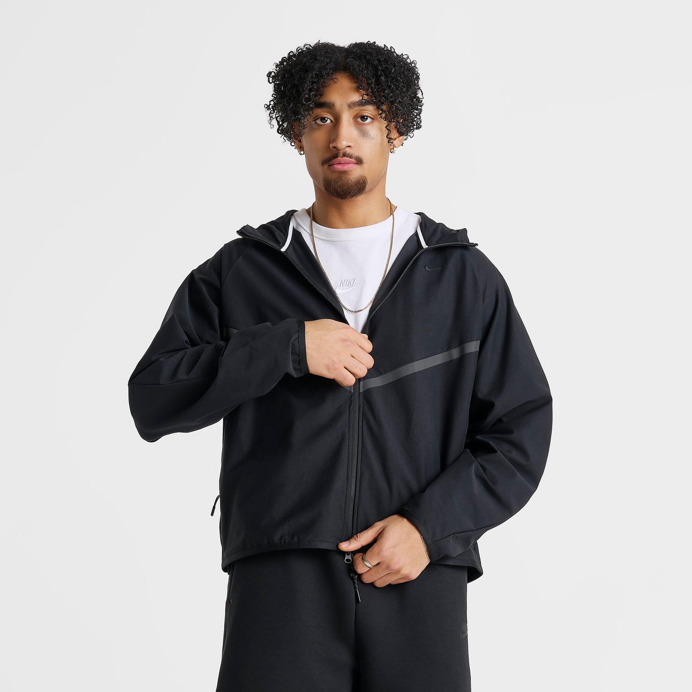 Men's Nithtke Tech Shori Knit Full-Zip Windbreaker Jacket - Black/Black
