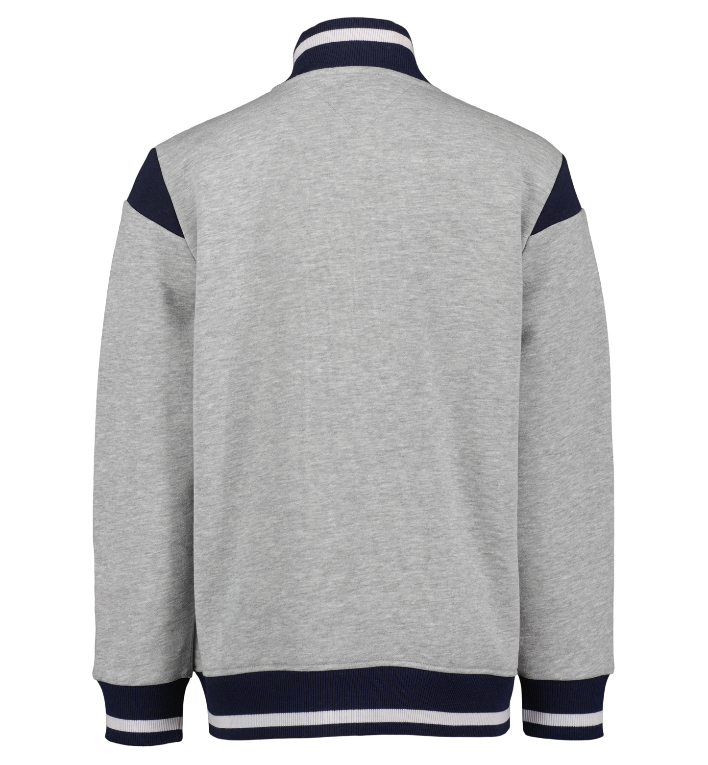 Tommy Hilfiger Boys' 8-20 Zip-Up Logo Bomber Jacket - Gray Heather