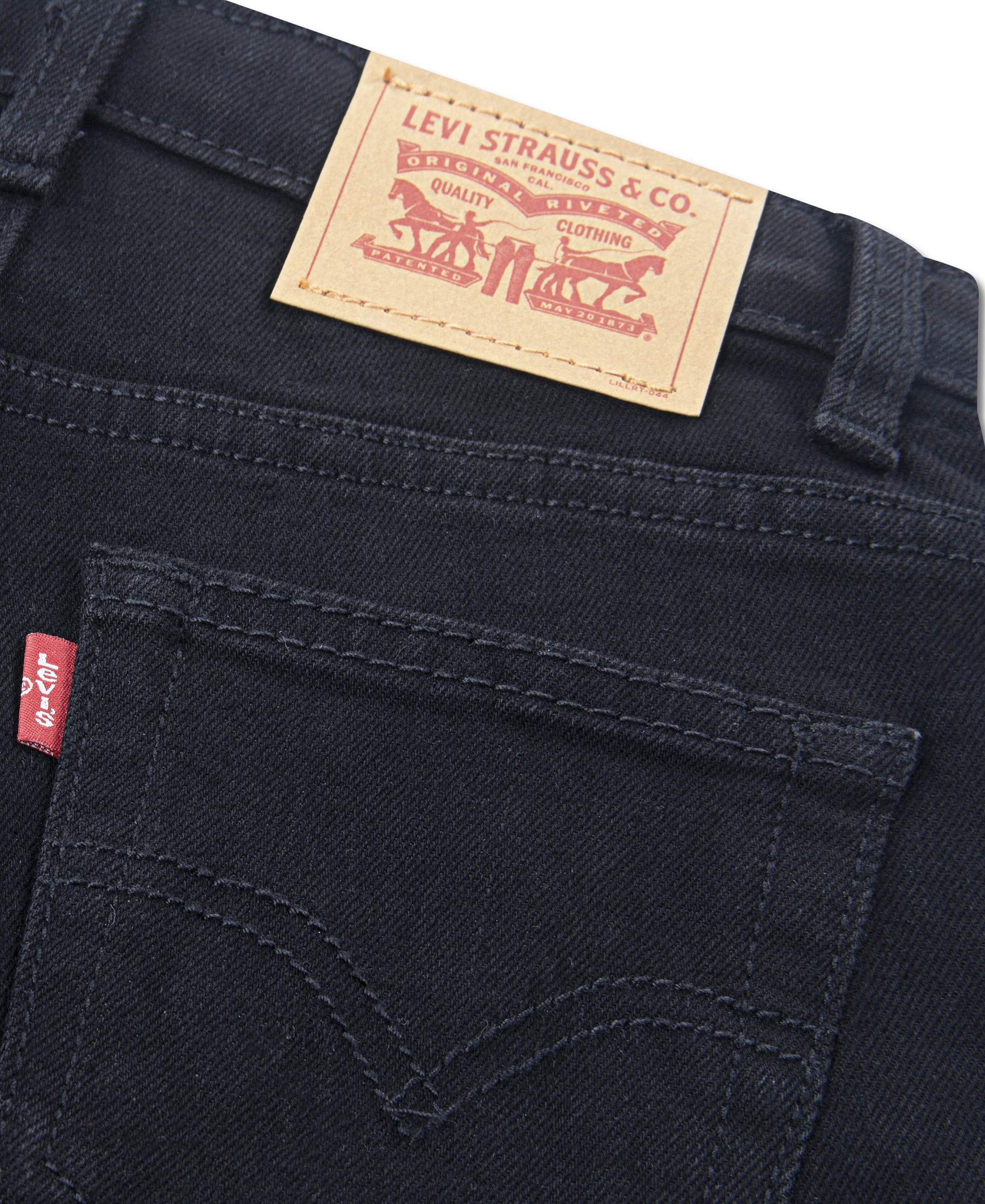 Levi's Boys' 4-7 514 Straight Stretch Performance Jeans - Black