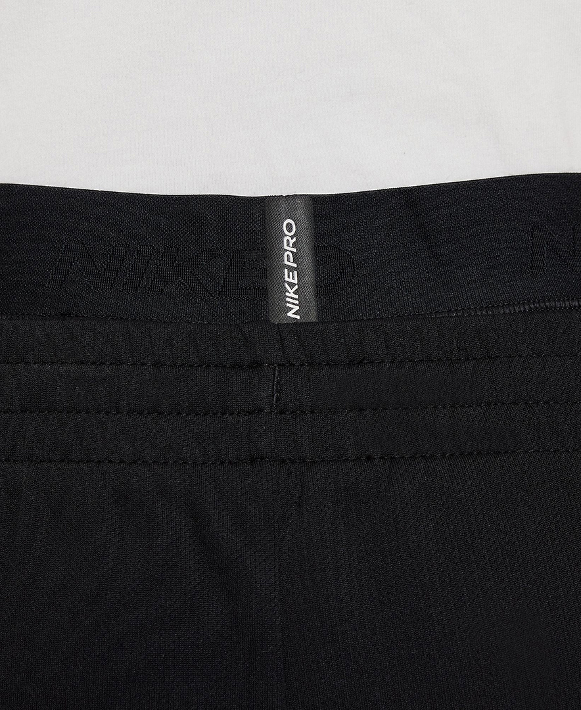 Nike Big Boys Pro Dri-FIT Stretch Performance Leggings - Black/black/white