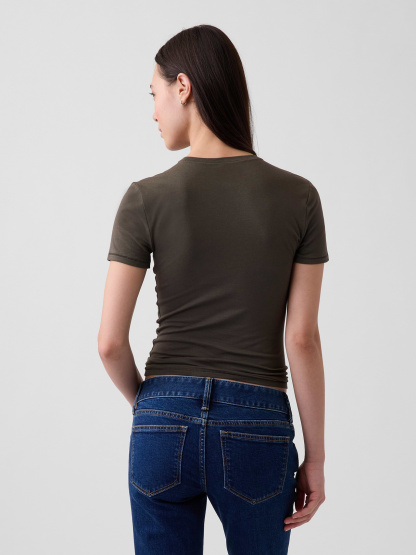 CloseKnit Jersey T-Shirt - Bamboo green