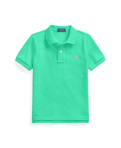 Polo Ralph Lauren Boys' 2T-7 Cotton Mesh Polo Shirt - Sunset Green
