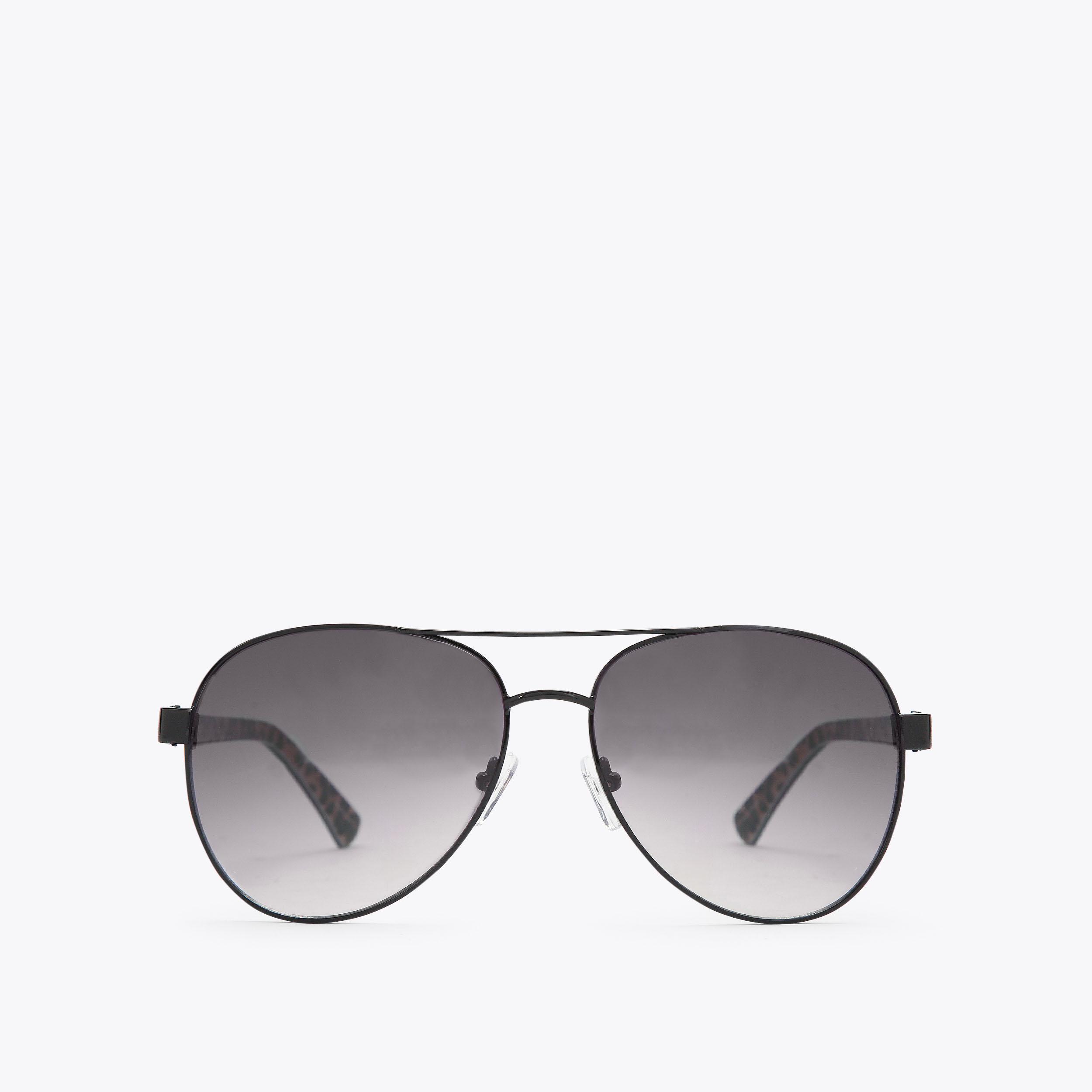 Kurt Geiger London Regent Aviator Sunglasses - Black