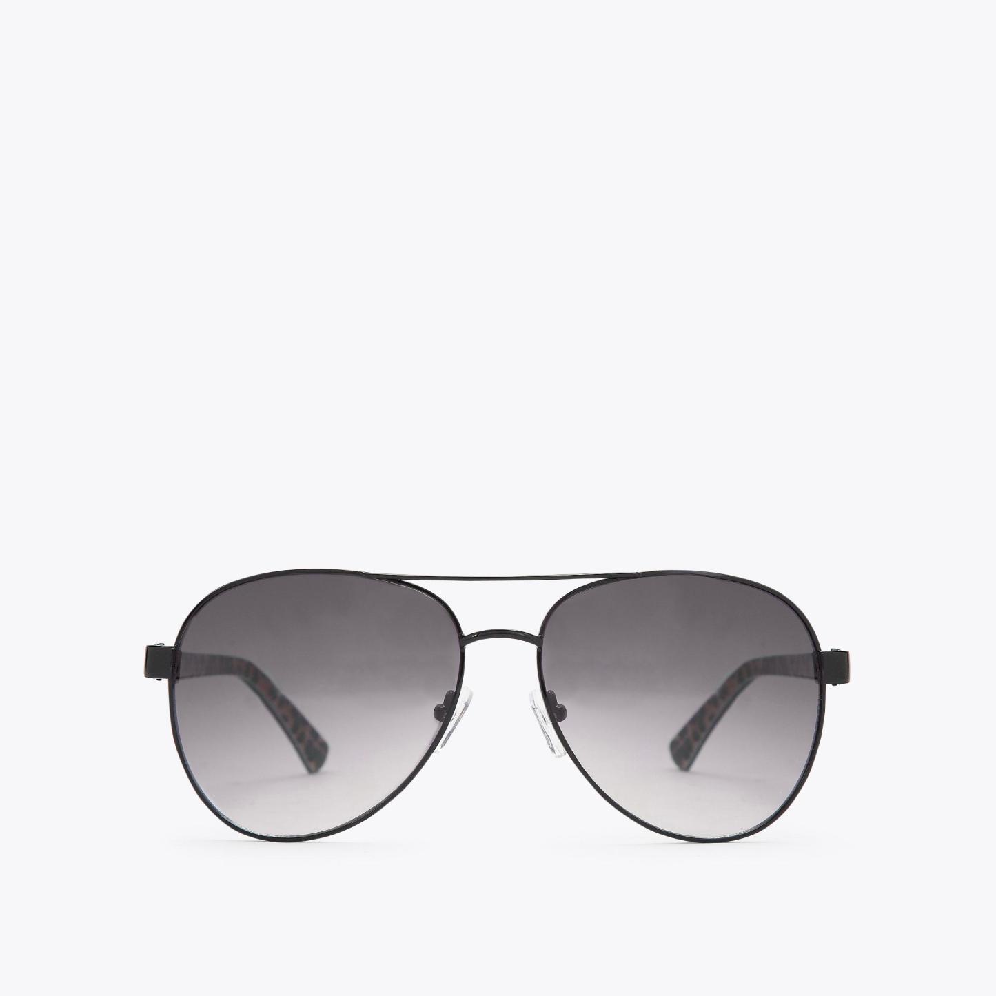 Kurt Geiger London Regent Aviator Sunglasses - Black