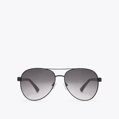 Kurt Geiger London Regent Aviator Sunglasses - Black