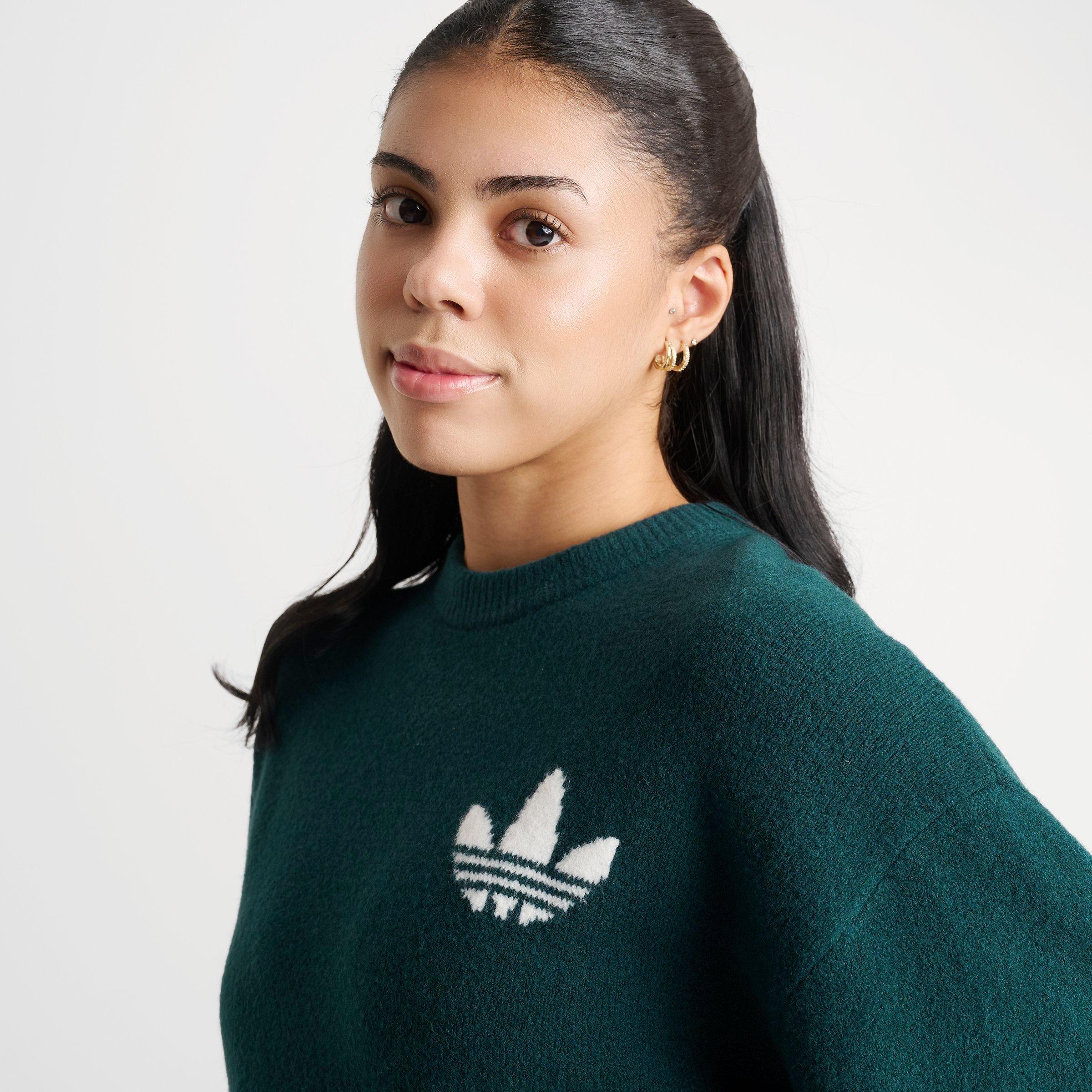Women's adidas Originals Athletic Dept. Knitted Sweater - Aurora Ivy