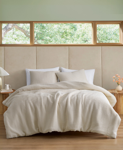 UGG® Kyla Waffle 2-Pc. Comforter Set, Twin/Twin XL - Cream