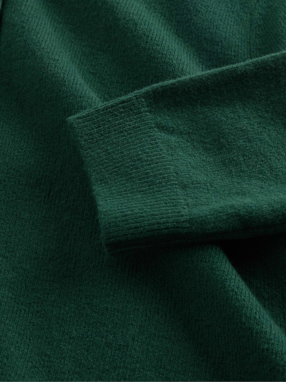CashSoft Crop Cardigan - Evergreen glamour
