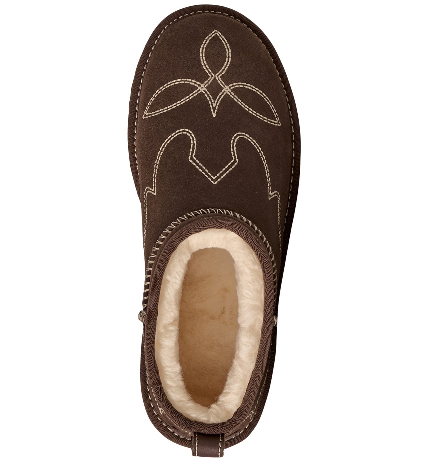 UGG® Women's Classic Ultra Mini Western Slip-On Booties - Burnt Cedar
