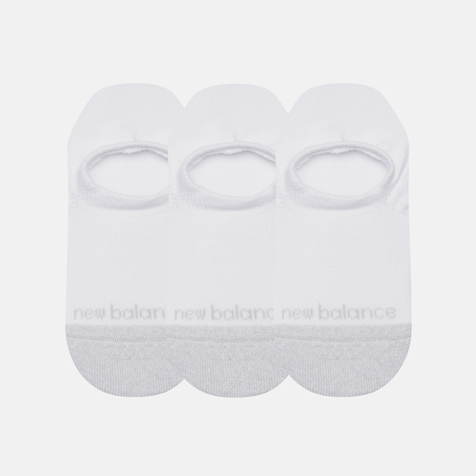 New Balance Active Invisible No Show Socks 3 Pack, LAS35209WT