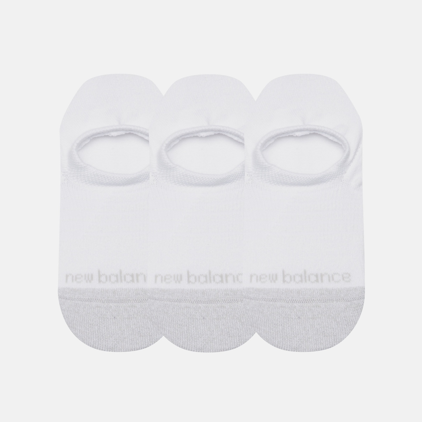New Balance Active Invisible No Show Socks 3 Pack, LAS35209WT