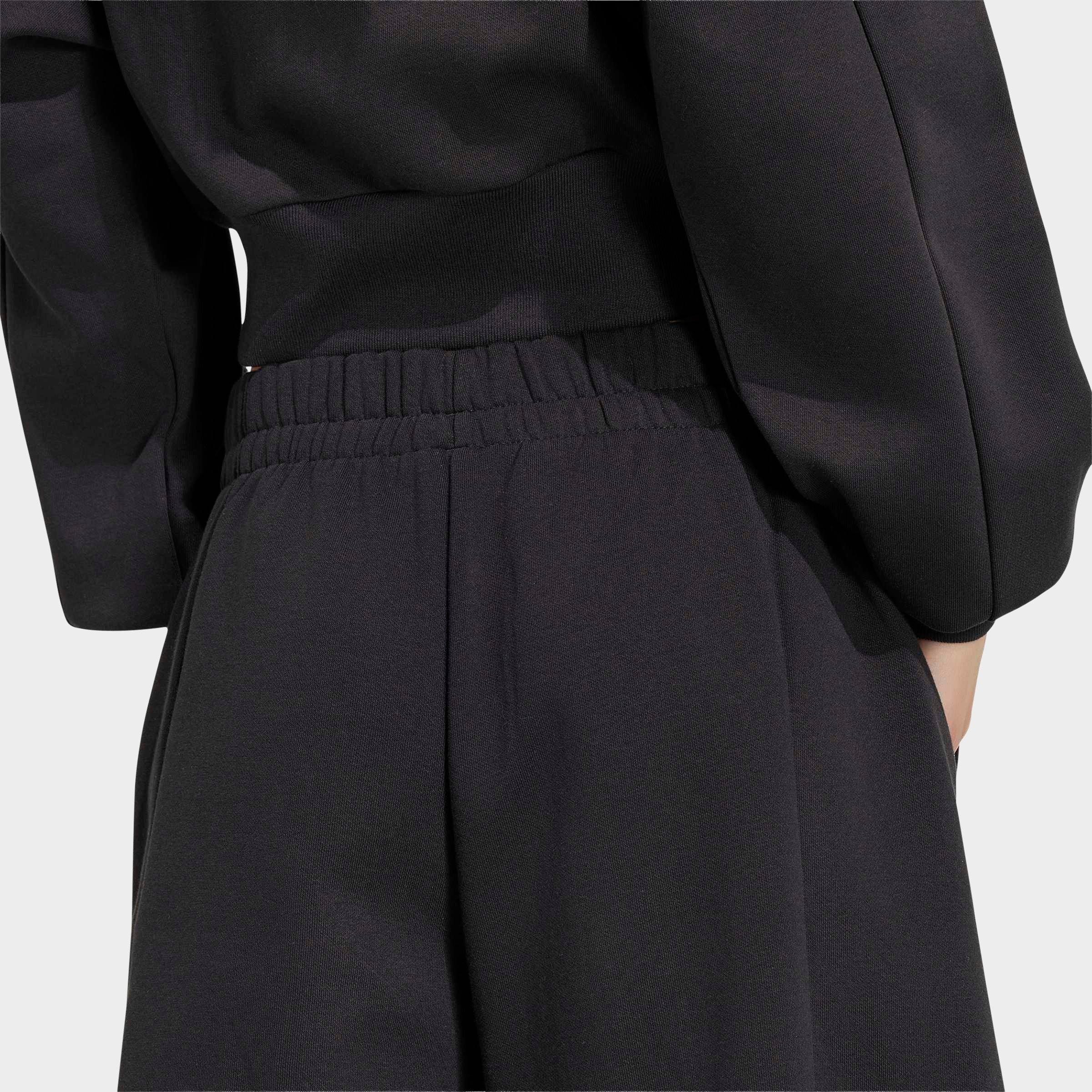Women's adidas Essentials Contemporary Fleece Barrel Pants - Black