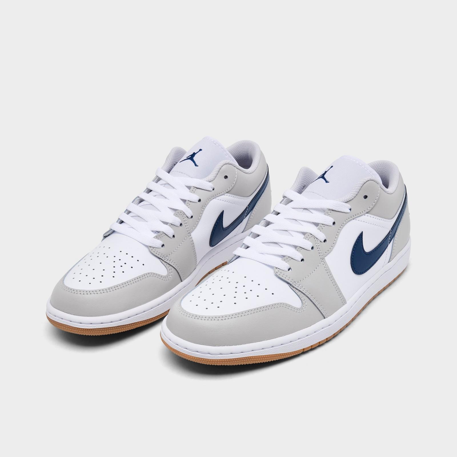 Men's Air Jordan Retro 1 Low Casual Shoes - Black/True Blue/Varsity Red/Summit White - view 2