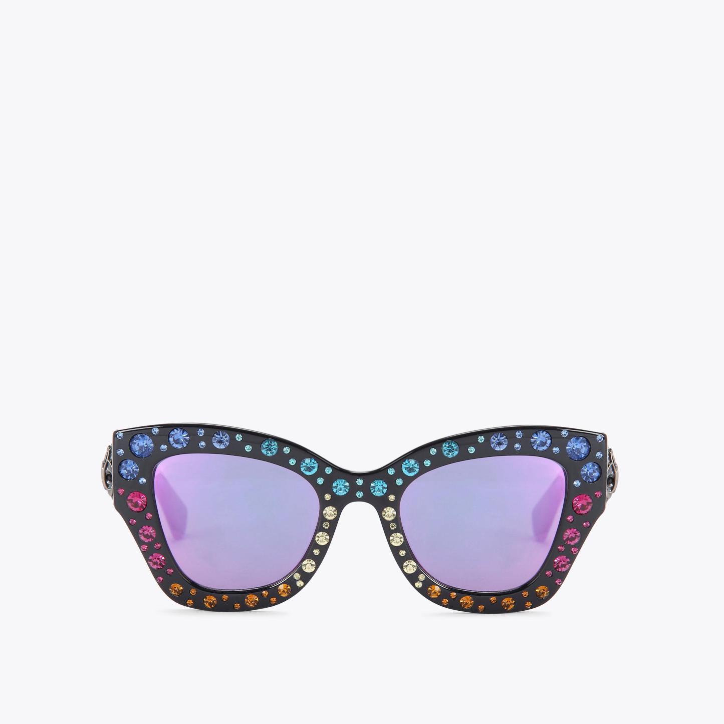 Kurt Geiger London Shorditch Gem Butterfly Sunglasses - Multi Colored