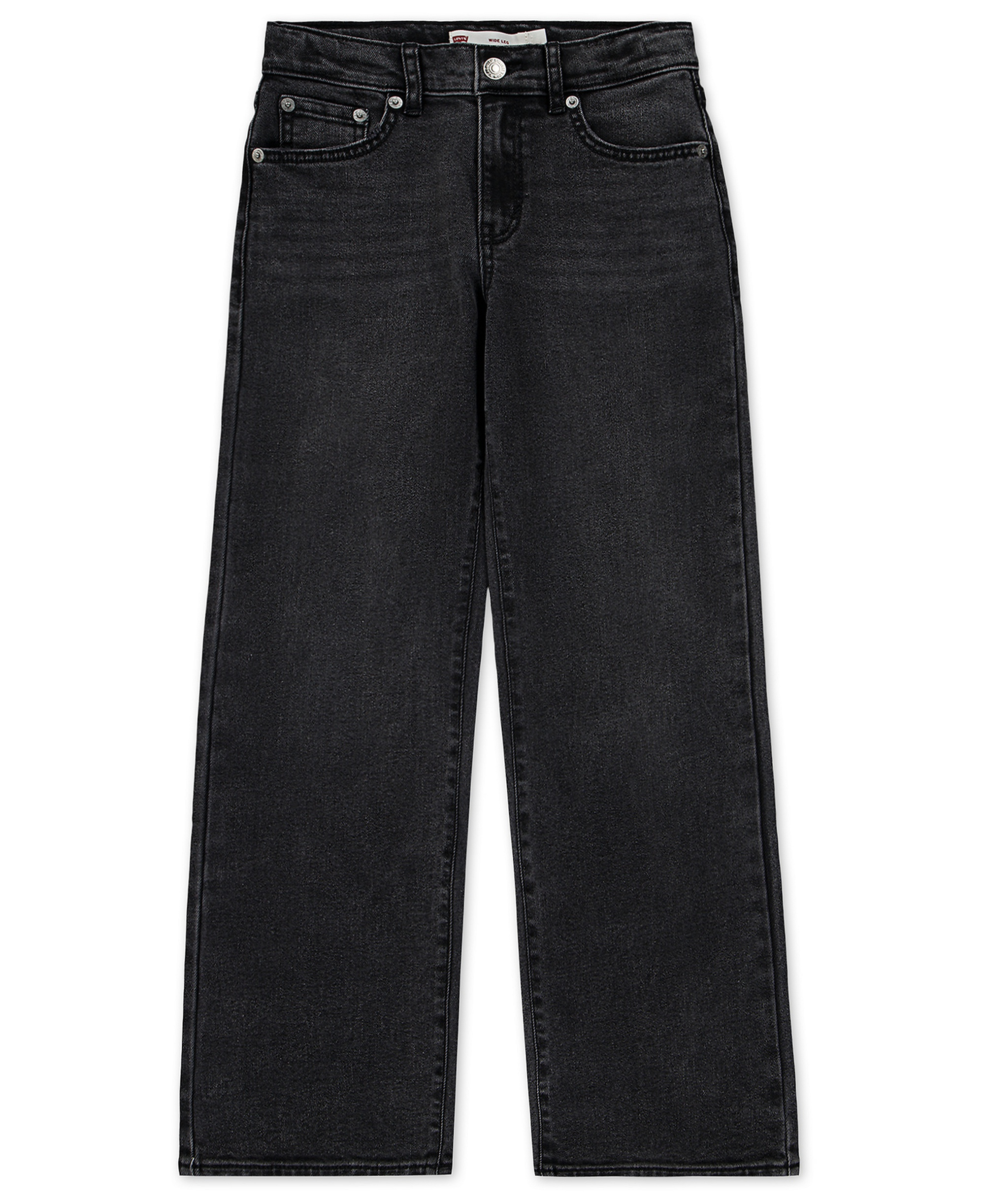 Levi's Girls' 7-16 Vintage-Like Mid-Rise Wide Leg Jeans - Blue